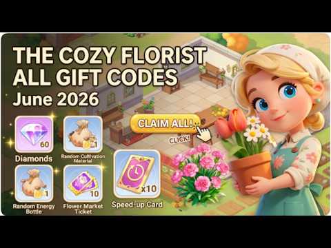 The Cozy Florist gameplay and code redemption
