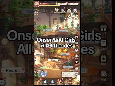 Onsen and Girls gameplay and code redemption